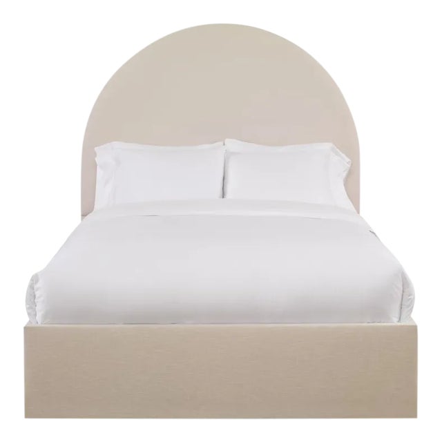 This listing is for the headboard only, and does not include the bedframe with the purchase. From Chairish's line of...
