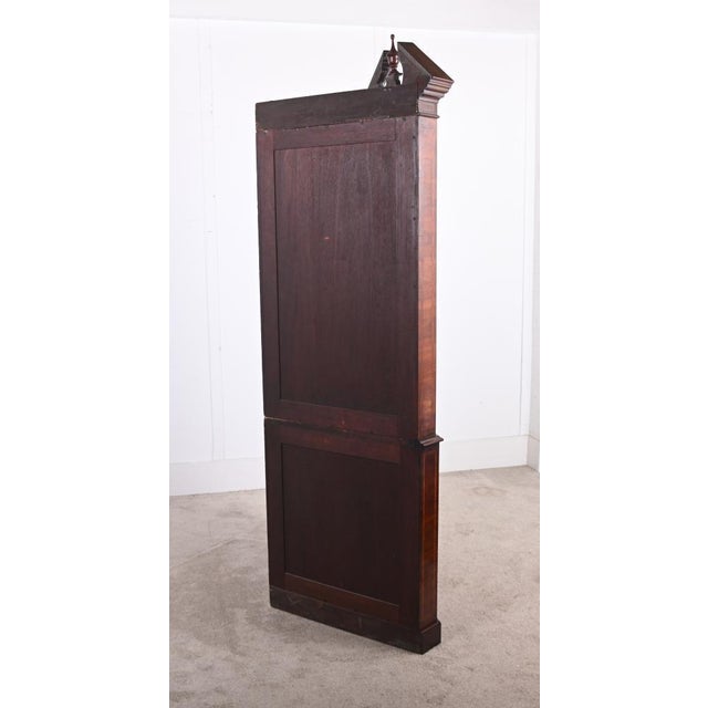 George III Mahogany Corner Display Cabinet, 1820s For Sale - Image 11 of 13