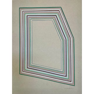 Contemporary Original Abstract Geometric Drawing 4 by Sarah Vaaler For Sale