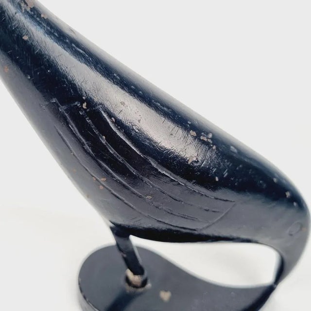 Iron Sculpture Depicting a Raven, 1960s For Sale - Image 6 of 8