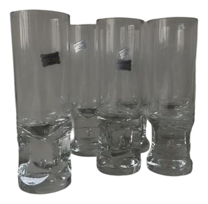 Handblown Glasses by Marco Zanuso, Italy, 1960s, Set of 6