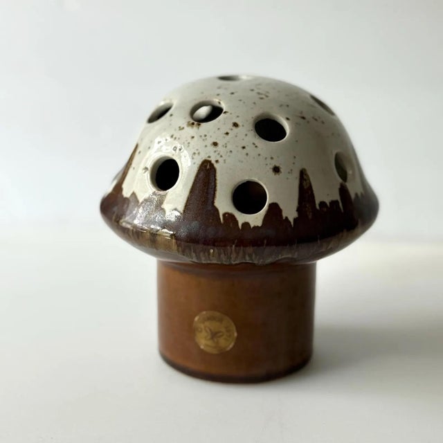 1970’s Mushroom Tea Light Candle Holder For Sale - Image 4 of 7