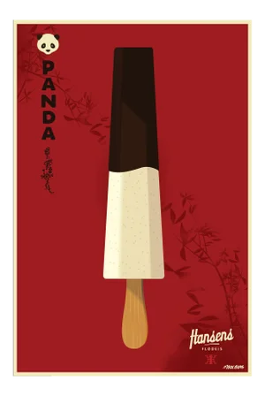 2020 Mads Berg Danish Poster, Hansen's Panda Pop