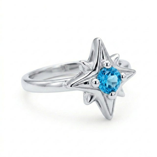 A symbol of clarity and guidance, this celestial-inspired ring showcases a refined balance of modern design and timeless...