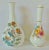 Set of two small vintage Wedgwood and Fenton miniature porcelain floral bud vases. Beautiful Kutani crane and floral...