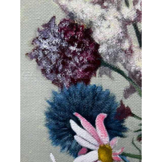 “Mary’s Garden” Scottish Wildflower Still Life Oil Painting by Dan Ferguson Roi (1910–1992) For Sale - Image 6 of 15