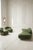 Kaia Modern Green Boucle Left Arm Accent Chair For Sale - Image 4 of 5