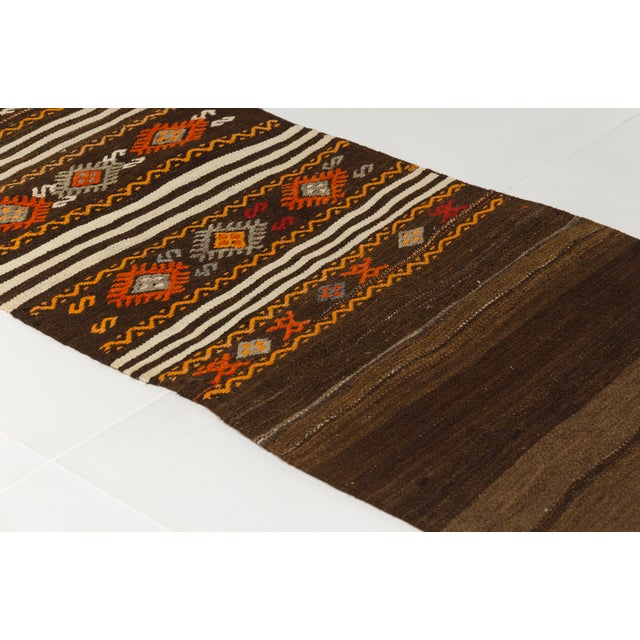 1960s Turkish Anatolian Hallway Runner Rug For Sale - Image 9 of 10