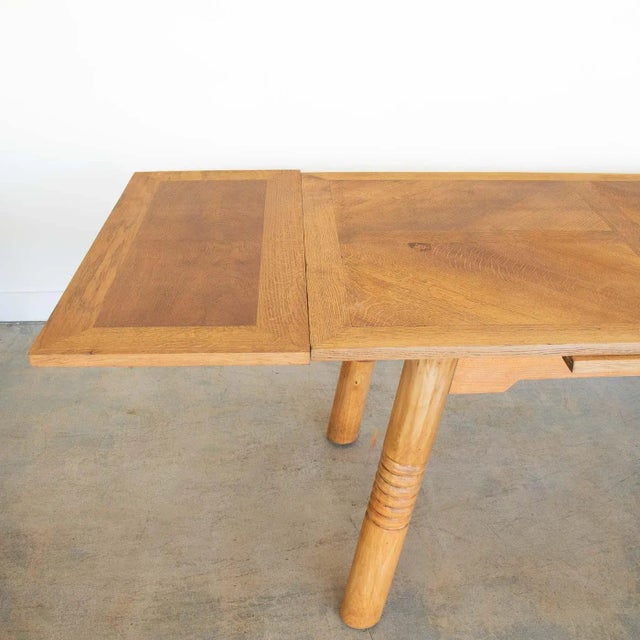 1940s French Extendable Table or Desk Attributed to Charles Dudouyt For Sale - Image 9 of 12