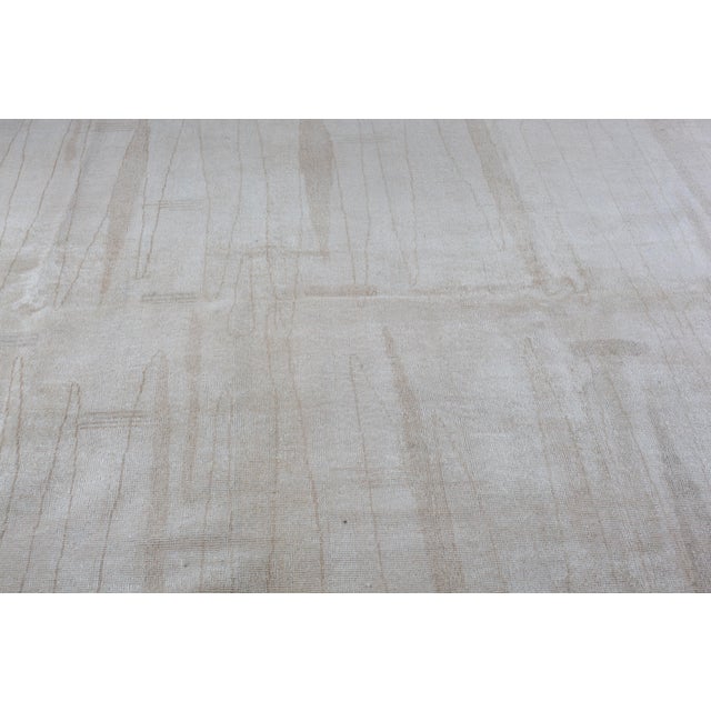 Soft-Toned Vintage Anatolian Tribal Rug – Quiet Modern Elegance -6' 7'' X 8' 2'' For Sale - Image 11 of 12