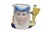 Realism American Royal Doulton Lovers King Arthur & Guinevere Two Face Toby Character Jug For Sale - Image 3 of 11