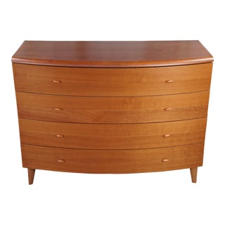 Vintage Danish Modern Cherry Denilune Chest of Drawers Dresser For Sale