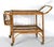 Great vintage condition for this bar cart made from bamboo and produced in Italy during the 50s