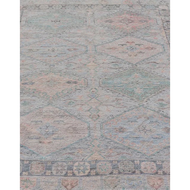 Modern Keivan Woven Arts Geometric Oushak 4'11 X 6'3 For Sale - Image 3 of 11