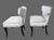 Mid-Century Modern Mid Century Modern Designer T Back Ebony Side Chairs Newly Reupholstered - Pair For Sale - Image 3 of 10