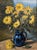J. Van Steen, Flower Still Life, Oil on Canvas For Sale - Image 6 of 6