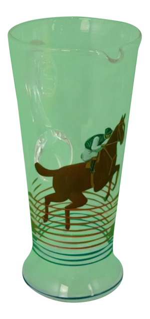 Hand-Painted Steeplechaser Pitcher