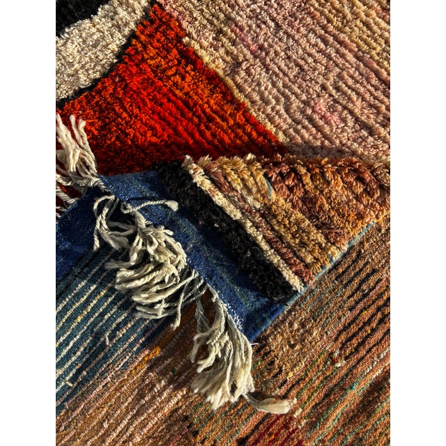 Vintage Berber Moroccan Rug, 1990 For Sale - Image 9 of 11