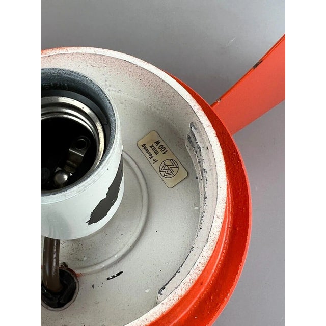 Space Age Glass & Metal Ball Table Lamp, 1970s For Sale - Image 4 of 13