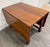 Wood Vintage Early American Colonial Revival Willam & Mary Style Walnut Dining Table For Sale - Image 7 of 14