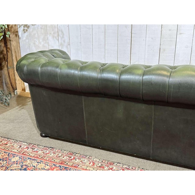 Chesterfield Leather 3-Seater Sofa, 1970s For Sale - Image 11 of 18