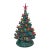 Vintage Ceramic Lighted Table Top Christmas Tree For Sale