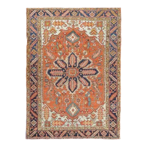 Late 18th Century Antique Persian Serapi Rug 5'1'' x 6'11''