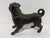 Ceramic English Terracotta Pug Dog Sculpture With Glass Eyes, Early 20th Century For Sale - Image 7 of 12