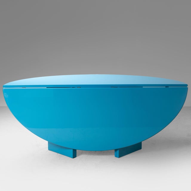 1970s Light Blue Antella Table by Kazuhide Takahama for Studio Simon Gavina, 1975 For Sale - Image 5 of 18