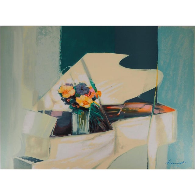 Claude Hemeret, Avant le concert, Lithograph For Sale - Image 5 of 5