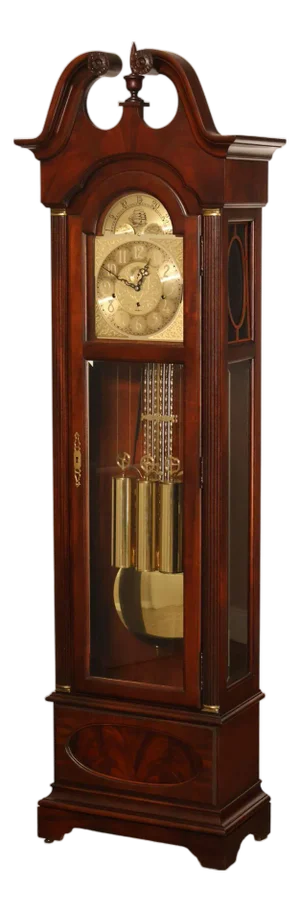 Howard Millar 3 Weight Pedalium Nautical Themed Grandfather Clock
