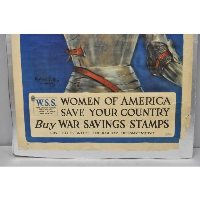 Early 20th Century Original 1918 Wwi Poster 'Joan of Arc Saved France' by William Haskell Coffin For Sale - Image 5 of 14