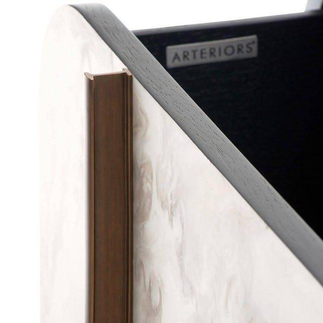 Black Arteriors Home Moira Side Table For Sale - Image 8 of 10