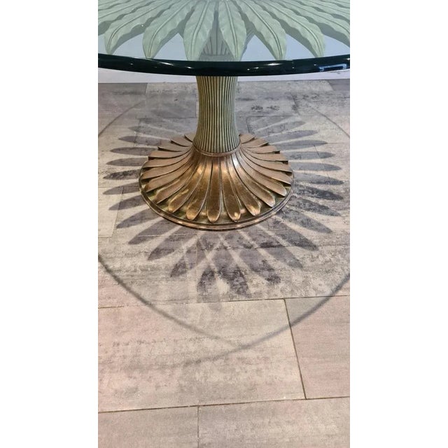 Round Italian Carved Wood Dining Table For Sale - Image 5 of 10