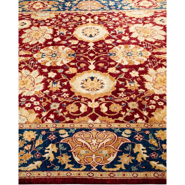 Solo Rugs Ottoman, One-of-a-Kind Handmade Area Rug - Red, 6' 1" x 9' 2" For Sale - Image 4 of 8