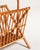 Brown Bamboo and Rattan Magazine Rack, Scandinavia, 1960s For Sale - Image 8 of 10