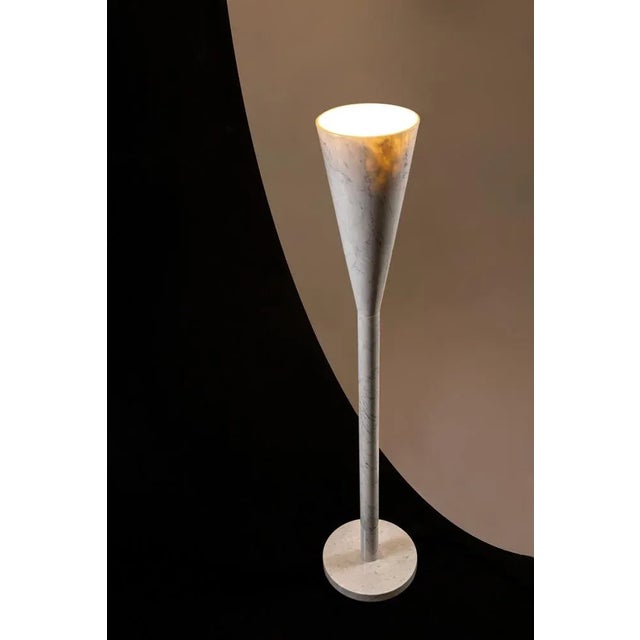 Stone Carrara Marble Luminable Lamp by Teo Martino and Entropy Design For Sale - Image 7 of 18