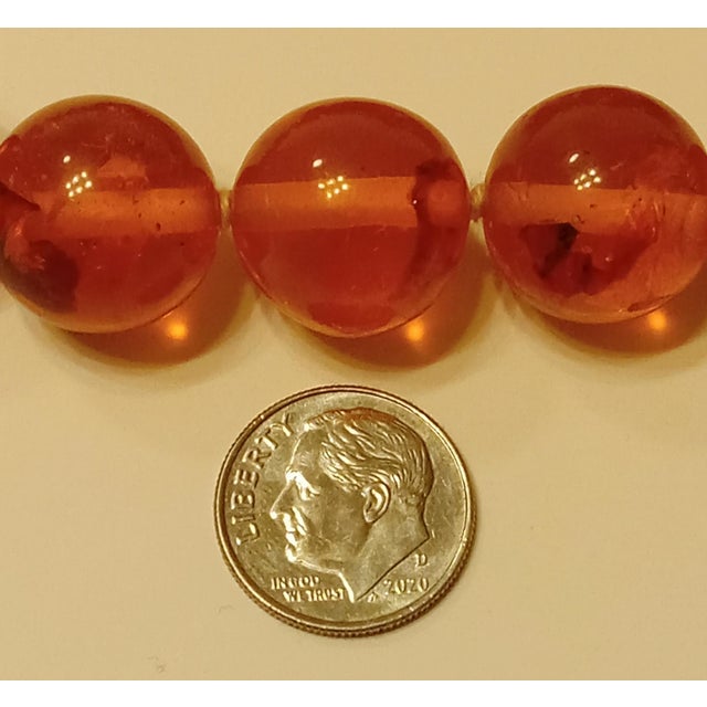 Amber Mid-Century Baltic Amber Necklace For Sale - Image 8 of 12