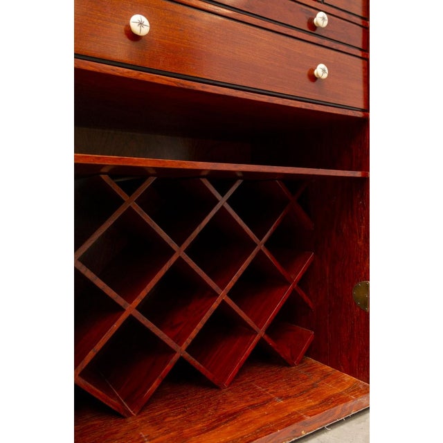 Starbay Bar Cabinet in Mahogany For Sale - Image 16 of 18
