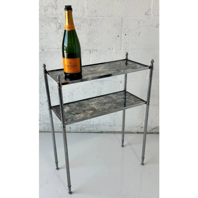 Maison Bagues Style 2 Tier Side Table For Sale In Miami - Image 6 of 9