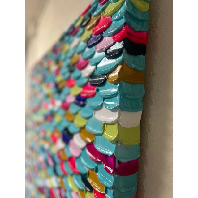 2020s Textured Painting by Piper Bridwell “Can’t Even Count Them All” For Sale - Image 5 of 5