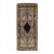Vintage Persian Gabbeh Runner, Polychromatic Geometric Patterns - Rug & Kilim For Sale
