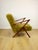 Wood Vintage Olive Long Hair Loft Lounge Chair, 1970s For Sale - Image 7 of 12