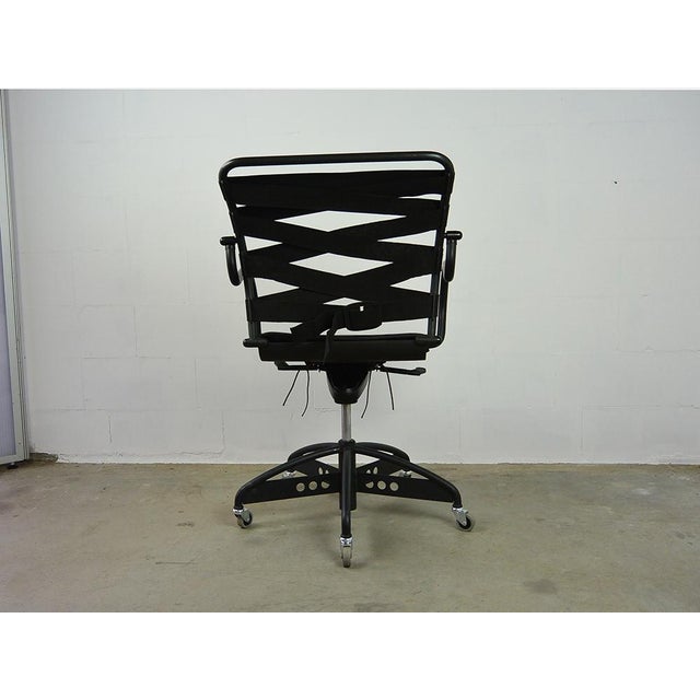 Canasta Desk Chair for Heron Parigi, 1980s For Sale - Image 4 of 13