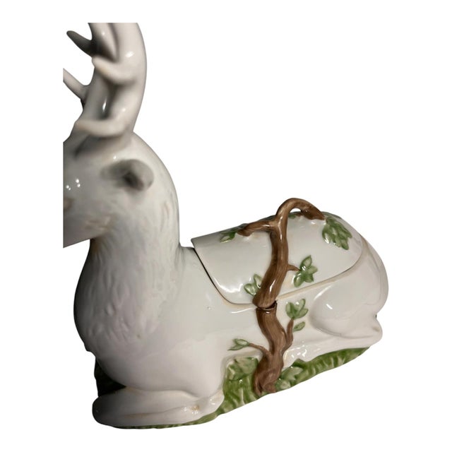 Vintage 1980 Arden Versailles Porcelain Deer For Sale In New York - Image 6 of 8
