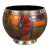 Vintage Late 20th Century Miguel Pineda Champleve Enamel Colorful Geometric Vase For Sale