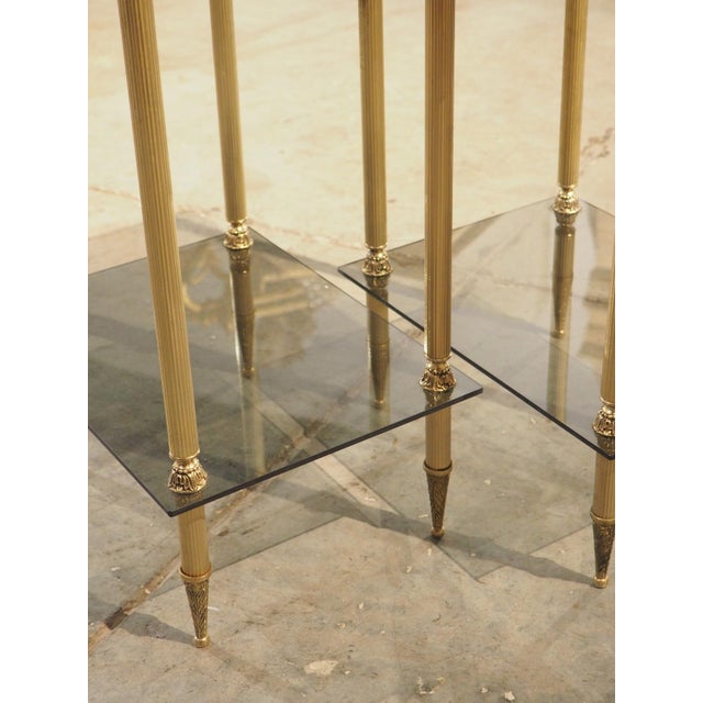 Pair of Maison Baguès Style Side Tables From France, 1970s For Sale - Image 13 of 18