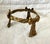 Shabby Chic Vintage Brass Ribbon Bowl Display For Sale - Image 3 of 5