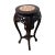 Mid-Century Chinese Carved Rosewood Marble Top Plant Stand Table/ Pedestal For Sale - Image 4 of 11