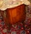 Pair of French Louis XV Style Marble Top Kingwood Inlaid End Table Nightstands For Sale - Image 16 of 18